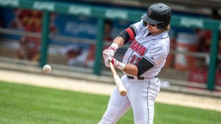 In the System: Martin stays in the moment, a call away from majors taken in Indianapolis (Weekly Features). Photo by ADAM PINTAR / INDIANAPOLIS INDIANS